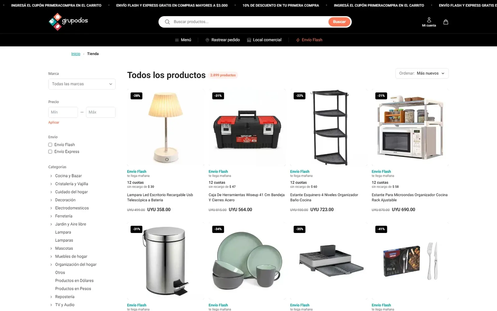 Bazar Grupo Dos — catálogo de la tienda